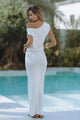 MERISOL MAXI SKIRT - WHITE