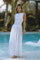 NALLA MAXI DRESS - WHITE