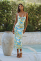 BENITO MIDI DRESS - ANACAPRI LEMON