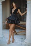 ALESSANDRA MINI DRESS - BLACK