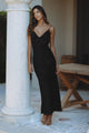 CAPRI SLIP DRESS - BLACK