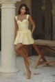 JOELLE MINI DRESS - LEMON