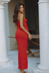 APHRODITE MAXI SKIRT - RED