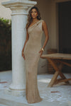 SILVIA MAXI DRESS - GOLD