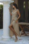 MIRELLE MAXI DRESS - LATTE