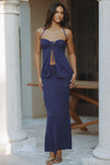 APHRODITE MAXI SKIRT - BLUE