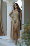 MIRELLE MAXI DRESS - LATTE