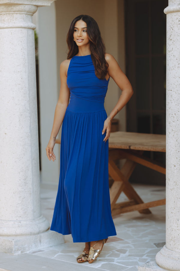 NALLA MAXI DRESS - ROYAL