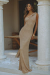 SILVIA MAXI DRESS - GOLD