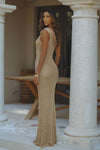 SILVIA MAXI DRESS - GOLD