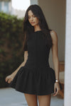 NEVAH MINI DRESS - BLACK