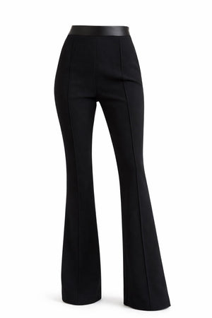 AMARA CREPE TROUSERS - BLACK