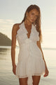 ZELIE MINI DRESS - WHITE