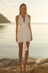 ZELIE MINI DRESS - WHITE