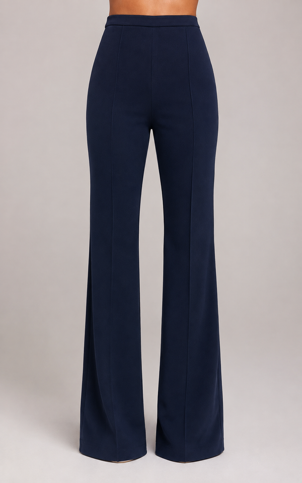AMARA TROUSERS - NAVY