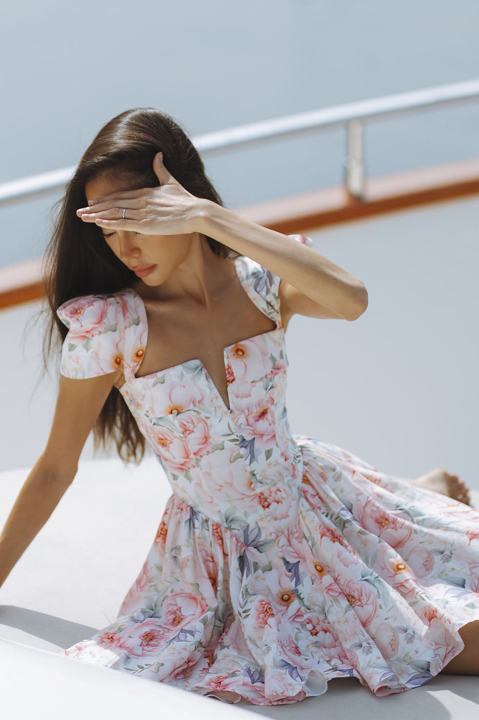 ANTONELLA MINI DRESS - PEONY POEM – CHIC LE FRIQUE