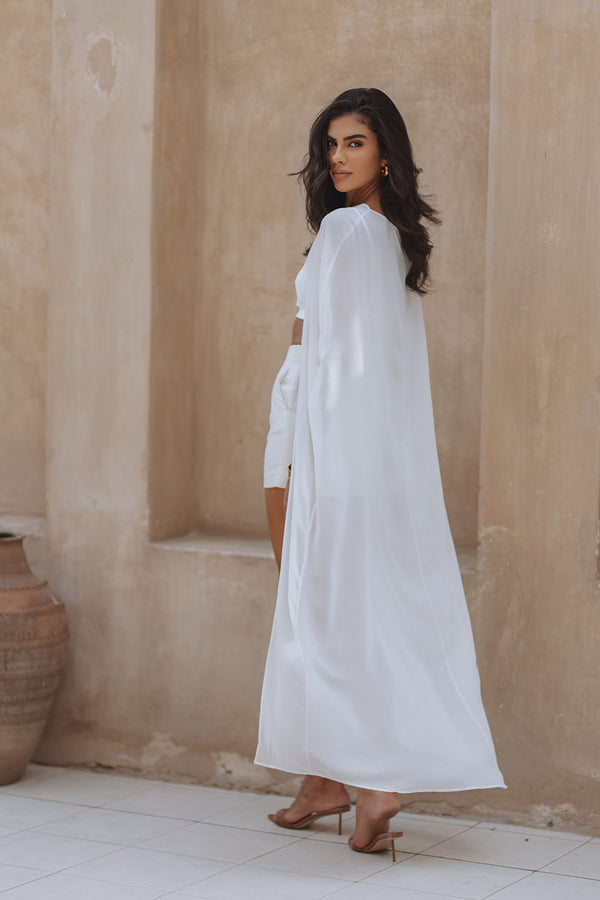 EMMARTA CAPE TOP - WHITE