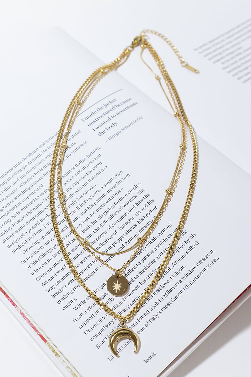 GOLD PLATED SKY NECKLACE