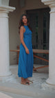 NALLA MAXI DRESS - ROYAL