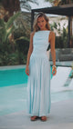 NALLA MAXI DRESS - ICE BLUE