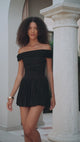 MANALLA MINI DRESS - BLACK