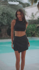 TATUM MINI SKIRT - BLACK