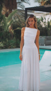 NALLA MAXI DRESS - WHITE