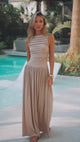 NALLA MAXI DRESS - SAND