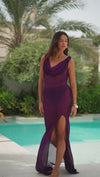 VENEZIAH MAXI DRESS - PURPLE