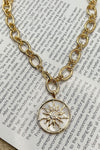 GOLD PLATED SHELL NECKLACE
