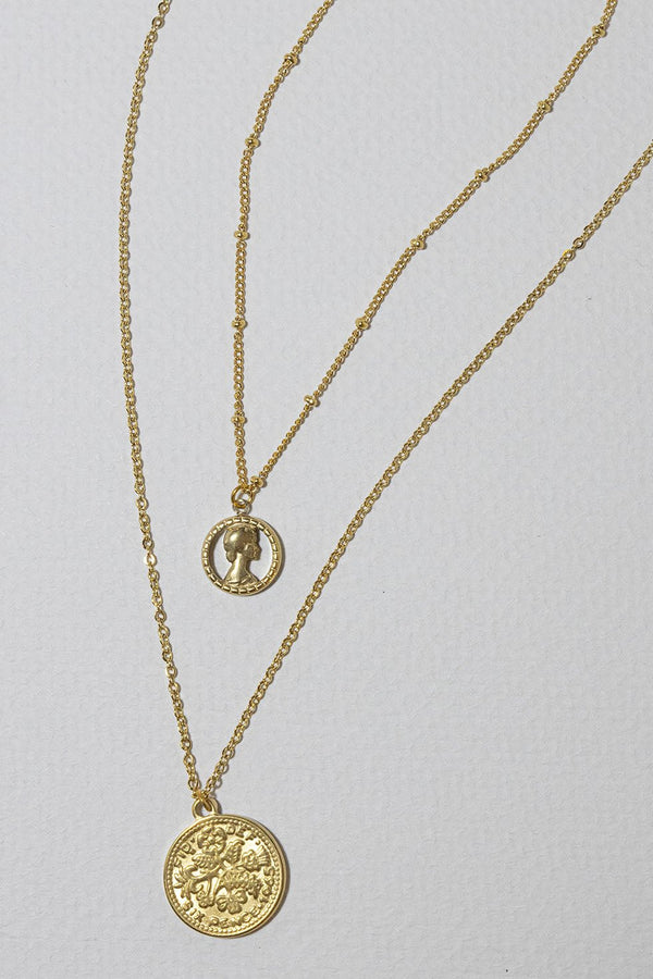 GOLD PLATED REGINA NECKLACE