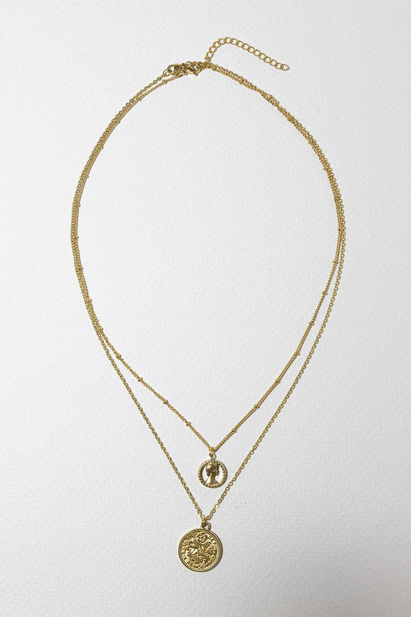 GOLD PLATED REGINA NECKLACE