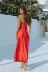 LAICIA SLIP DRESS - RED