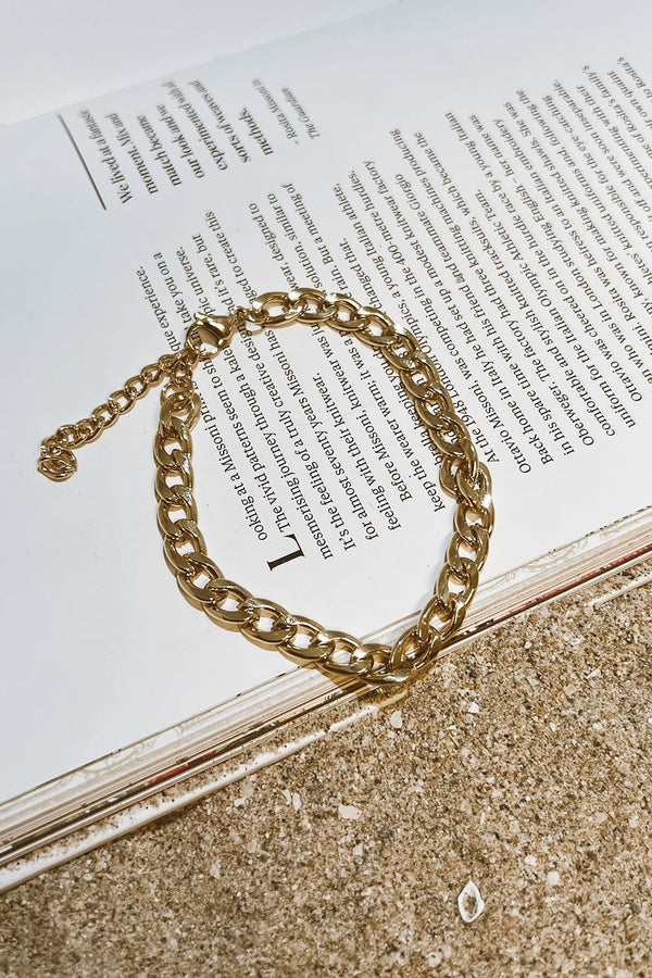 GOLD PLATED CHAIN BRACELET