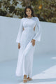 DAHLIA MAXI DRESS - WHITE