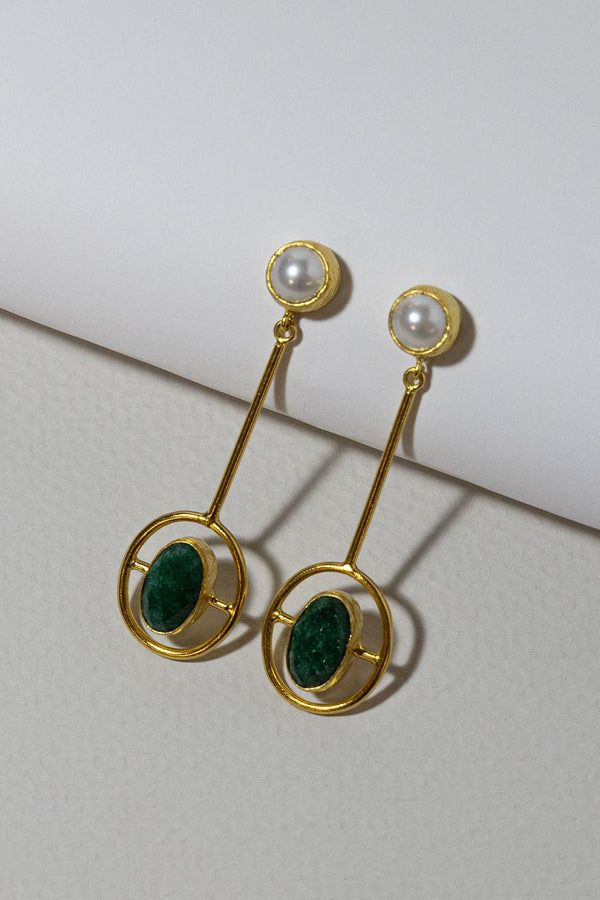 ARIAL GOLD PLATED EARRINGS