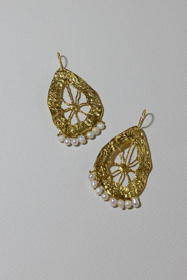 ZIA GOLD PLATED EARRINGS
