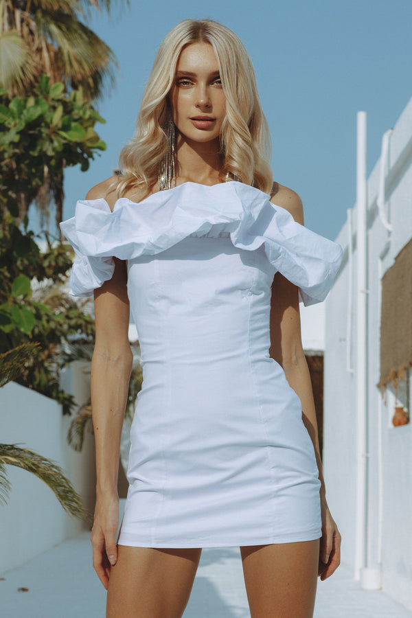 SAVANNA DRESS - WHITE